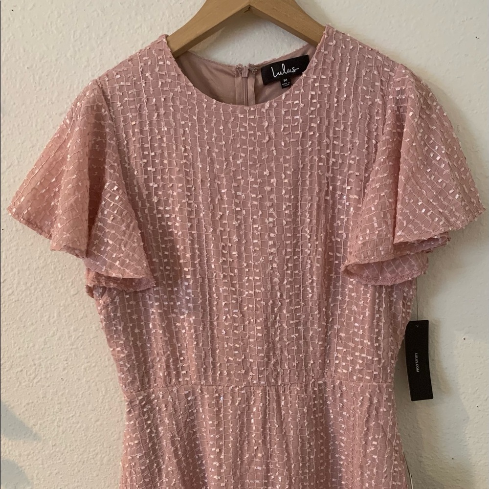 Lulus New pink dress medium size